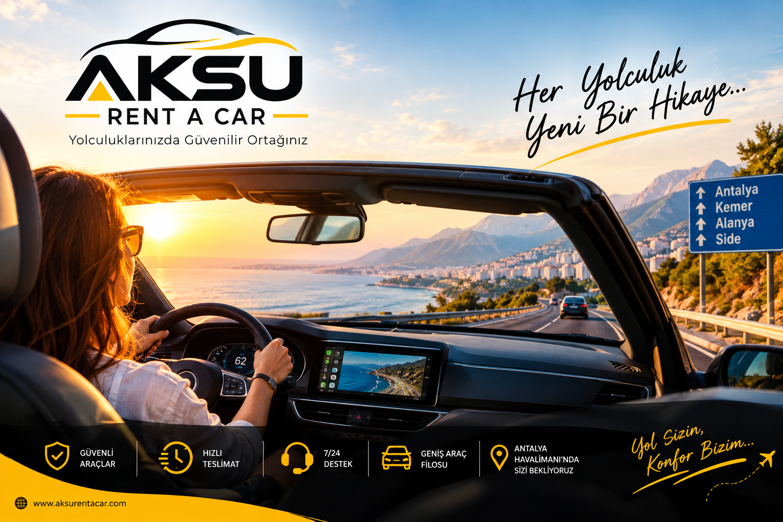 Aksu Rent a Car Tatil ��in Sizinle